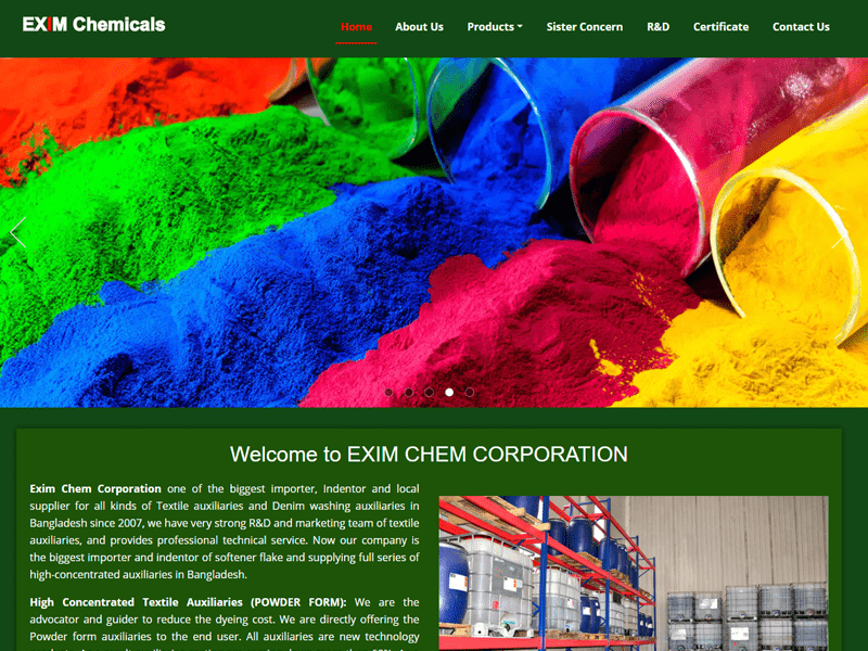 Chemical Company Website List